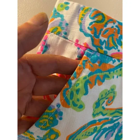 Lilly Pulitzer The Buttercup Short Multicolor Scalloped Hem Size 00 - Picture 9 of 9